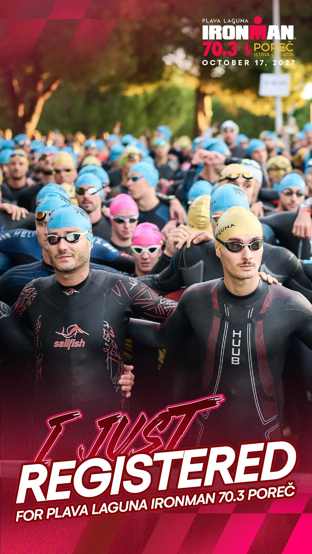 I JUST REGISTERED FOR PLAVA LAGUNA IRONMAN 70.3 POREČ.